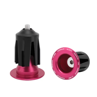 1 Pair Aluminum Mountain Bike Handle Bar End Plug Bicycle Anti-slip Handlebar - Image 1 of 4