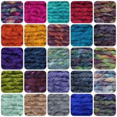 Malabrigo Silky Merino DK Silk Merino handgefärbt Strickgarn Wolle 50g