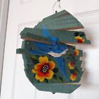 Unique Wood Wind Spinner Windmill Handmade Handcrafted In Mexico One Of A Kind