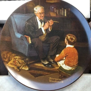 Norman Rockwell The Tycoon Heritage Series Collector Plate Series - Picture 1 of 7