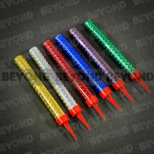 Birthday 6" Sparkling Candles for Party Wedding Sparklers Assorted Colors Candle