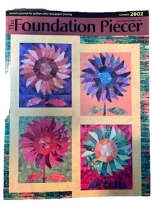 The Foundation Piecer Book 2002 Paper Piecing Pattern Journal Crafting/Quilt - Picture 1 of 14