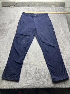 Pantalone Carhartt FR uomo 36x34 blu navy ignifugo lavoro CAT 2 NFPA 2112 - Foto 1 di 11