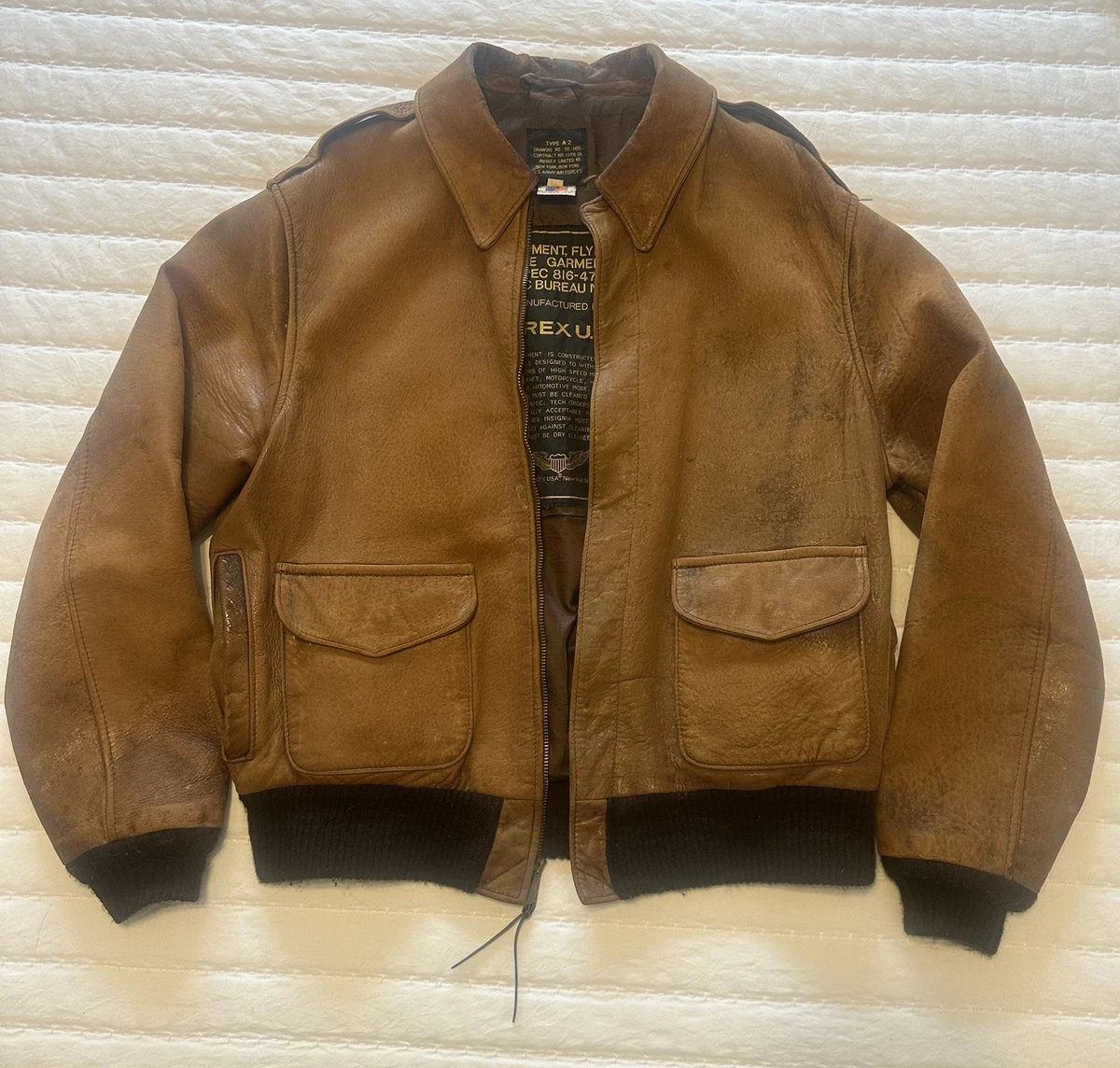 avirex a2 flight jacket products for sale | eBay