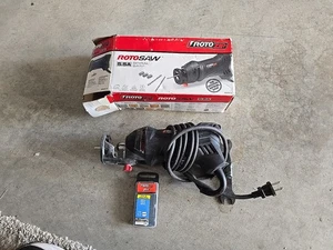 Rotozip 5.5 Amp Corded 1/4 in. Rotary RotoSaw Spiral Saw Tool Kit W/ Accessories - Picture 1 of 4