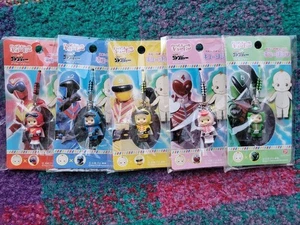 Gorenger Kewpie Kewsion figure key chain set 5 lot Tokusatsu Japan m642 - Picture 1 of 12