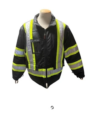 Work King Safety Men's High Visibility Jacket/ Vest Reversible XL/TG - Image 1 of 4