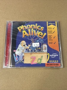 Phonics Alive Scholastic PC Win/Mac Educational Game Scholastic Sealed - Picture 1 of 3