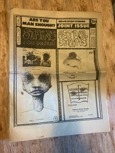 STAINS ON PAPER/ASTRAL STAINS V2 No2 1979 zine punk graphic design fringe SF - Picture 1 of 2