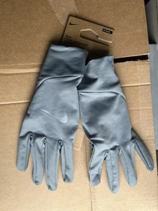Nike Pacer leichte Handschuhe Erwachsene Herren XL Running rauchgrau/silber - Bild 1 von 7