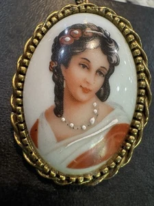 Collana cammeo Goldette Limoges - Foto 1 di 5