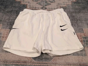 Pantalones Cortos Nike Sportswear Blanco Doble Swoosh Terry Francés Para Hombre XL - Imagen 1 de 3