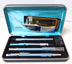 X-Acto 5 Piece Professional Graphic Arts Set in Original Case - Picture 1 of 5