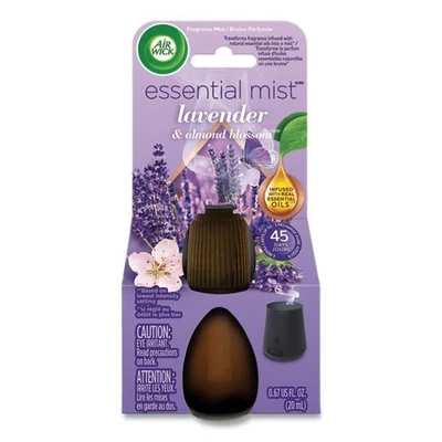 Air Wick Essential Mist Refill, Lavender and Almond Blossom, 0.67 oz, 6/Carton - Image 1 of 4