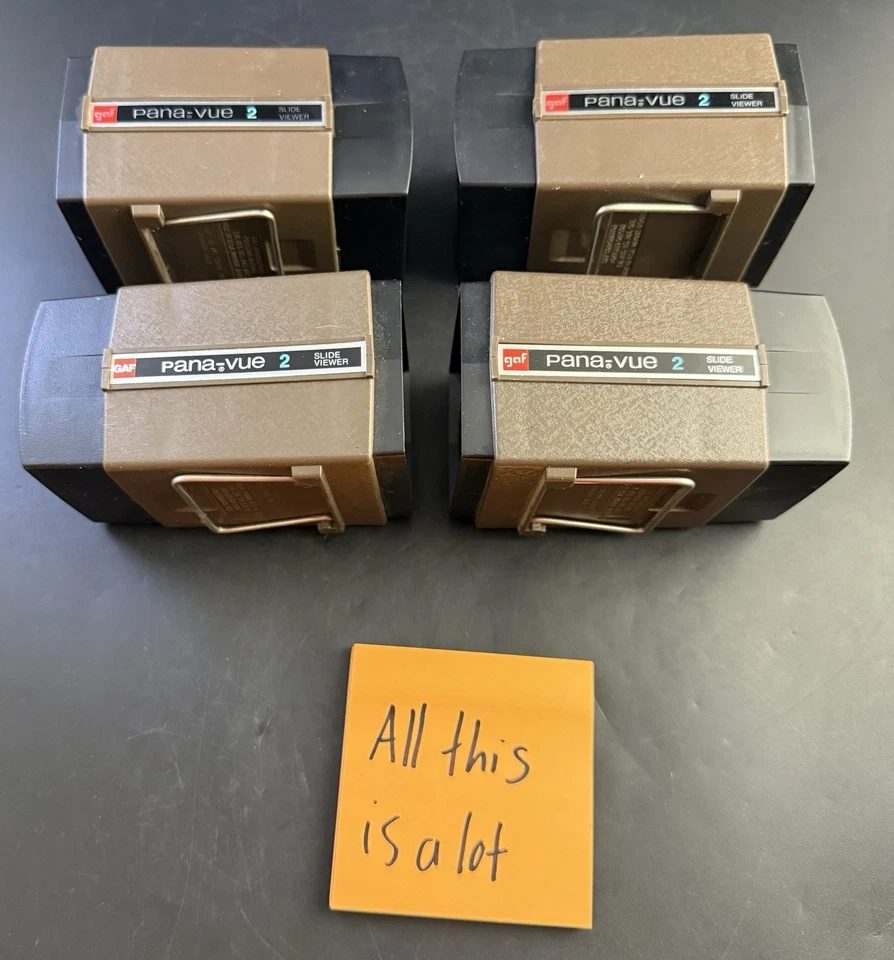 Visor de 2 diapositivas GAF Pana-Vue de colección (sin probar) S4.4 Foto 1 de 4