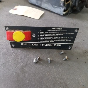Sierra de brazo radial Craftsman 113-23100 interruptor de alimentación - Imagen 1 de 2