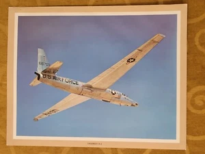 Lockheed 11x14 Lithograph Vintage Print Picture - U-2 - Picture 1 of 5