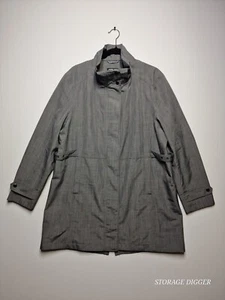 Kirkland Anorak Jacket Women's XL Heather Gray Polyester Lined Pockets Full Zip - Picture 1 of 20