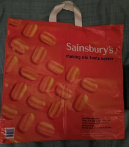 Seltenes Sammlerstück Sainsbury's Plastiktragetasche "Making Life Geschmack Better" - Bild 1 von 2