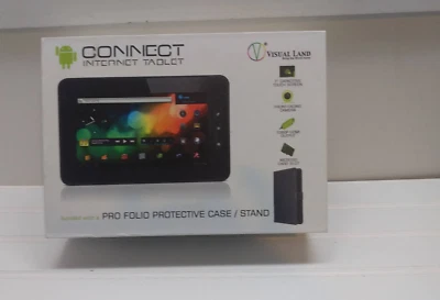 Visual Land Prestige 7-7" Android Tablet with 8GB Memory Black - Image 1 of 4