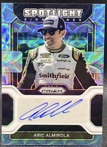 🔥🔥 2022 Prizm Racing Aric Almirola Carolina Blue Scope Prizm Auto /30 🔥🔥 - Imagen 1 de 3