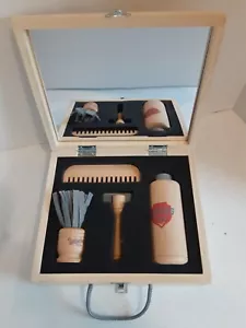 Neu Herz und Hand Magnolia Kinder Holzrasierer Spielzeug 5-teiliges Set Vorgeben zu spielen 3+... - Bild 1 von 15