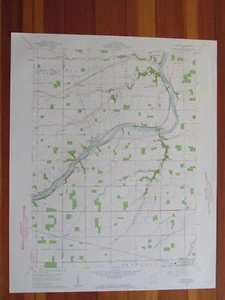 Florida Ohio 1961 Original Vintage USGS Topo Karte - Bild 1 von 1