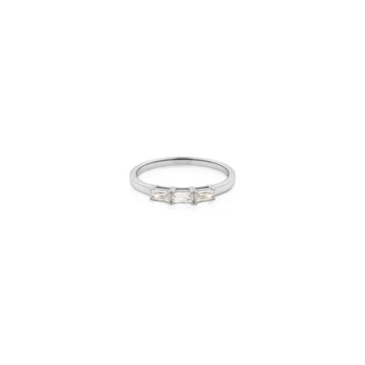 Anello Donna Kulto Argento Dorato 925 Zirconi Trilogy Baguette  KR925-013-14 - Immagine 1 di 2