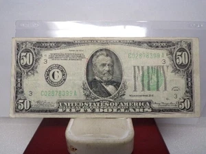 $50 1934 Federal Reserve Note Philadelphia - Picture 1 of 6