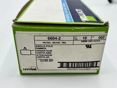 Leviton # 6604-2  (quantity 10) - Image 1 of 4