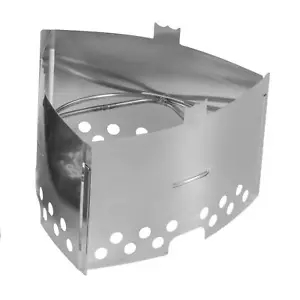 Trangia Dreieck Windschutzscheibe mit Ständer für Trangia Spirit, Gas & Gel Brenner - Bild 1 von 6