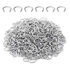 Hilitchi Galvanized Steel Hog Rings For Bungee Shock Cords Animal Pet Cages Bagg