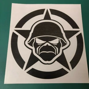 Iron Maiden Eddie Star - Ipad/Laptop/Car/Van/Bike/Window Vinyl Decal Sticker - Picture 1 of 4