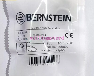 1pcs For Bernstein KIN-M18PS/008-KLS12 inductive proximity switch - Image 1 of 2