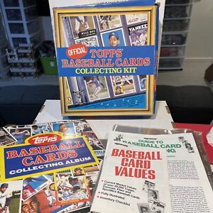 1986 Topps Baseball Cards Collecting Kit No Cards Or Stickers