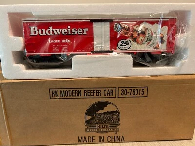MTH 30-7885 Rail King Budweiser Modern Reefer Car NIB - Image 1 of 4