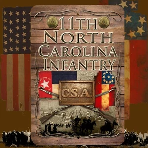 11th North Carolina Infantry CSA Inf. American Civil War 8 X 12 aluminum sign - Picture 1 of 1