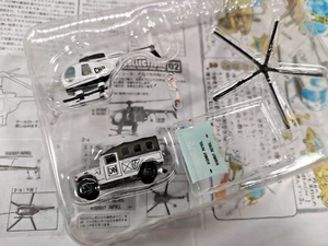 1/144 F-Toys OH-6 +UN HMV"Hayate" heliborne Collection 2#02b no box - Picture 1 of 8
