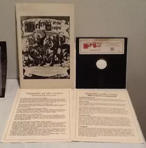C64 Defender of the Crown Instructions Disk Software 1986 Mindscape Untested - Picture 1 of 1
