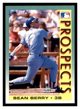 1992 Fleer #680 SEAN BERRY Kansas City Royals ~D6F
