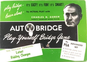 Bridge Game Auto Play Yourself by Actual Play Vintage 1950's with Charles Goren - Picture 1 of 3