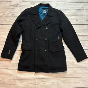 Volcom Stone Peacoat Black Quilted Lining Youth Girls Size Large - Picture 1 of 12