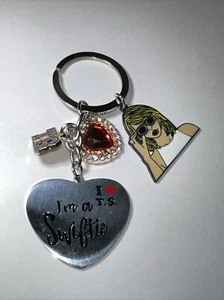 I Love Taylor Swift Keychain Heart I’m a Swiftie Friendship Item Collector Item - Picture 1 of 5
