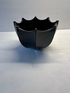 Vintage Black/Amethyst Glass Bowl - Picture 1 of 7