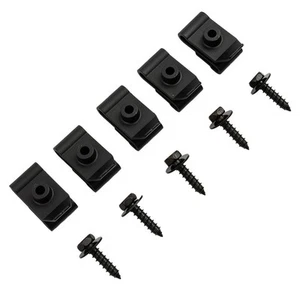 5Pcs Black Car Fender Lining Wheel Arch Mudguard Trim Clips Replace For Toyota - Picture 1 of 20