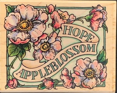 Резиновый штамп Penny Black Hope Apple Blossom трудно найти - Изображение 1 из 4