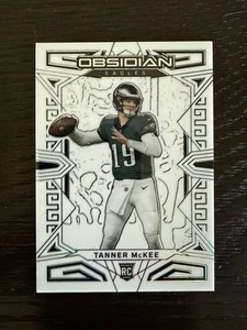 2023 Tanner McKee Obsidian White Contra Case Hit SSP Eagles QB SP Rookie - Picture 1 of 2