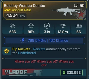 Borderlands 4 • Legendary Guns • Wombo Combo Shock • Lvl 50 • PS PC XBOX STEAM - Bild 1 von 2