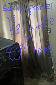 Gardinen Set Taupe - Bild 1 von 4