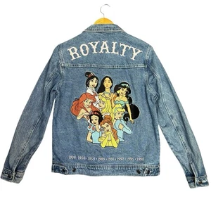 Disney X Cakeworthy Jeansjacke Damen S blau Princess Royalty bestickt - Bild 1 von 13